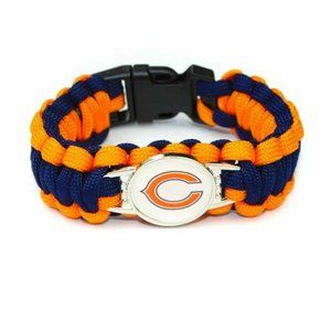 Chicago Bears NFL Paracord Bracelet NEW